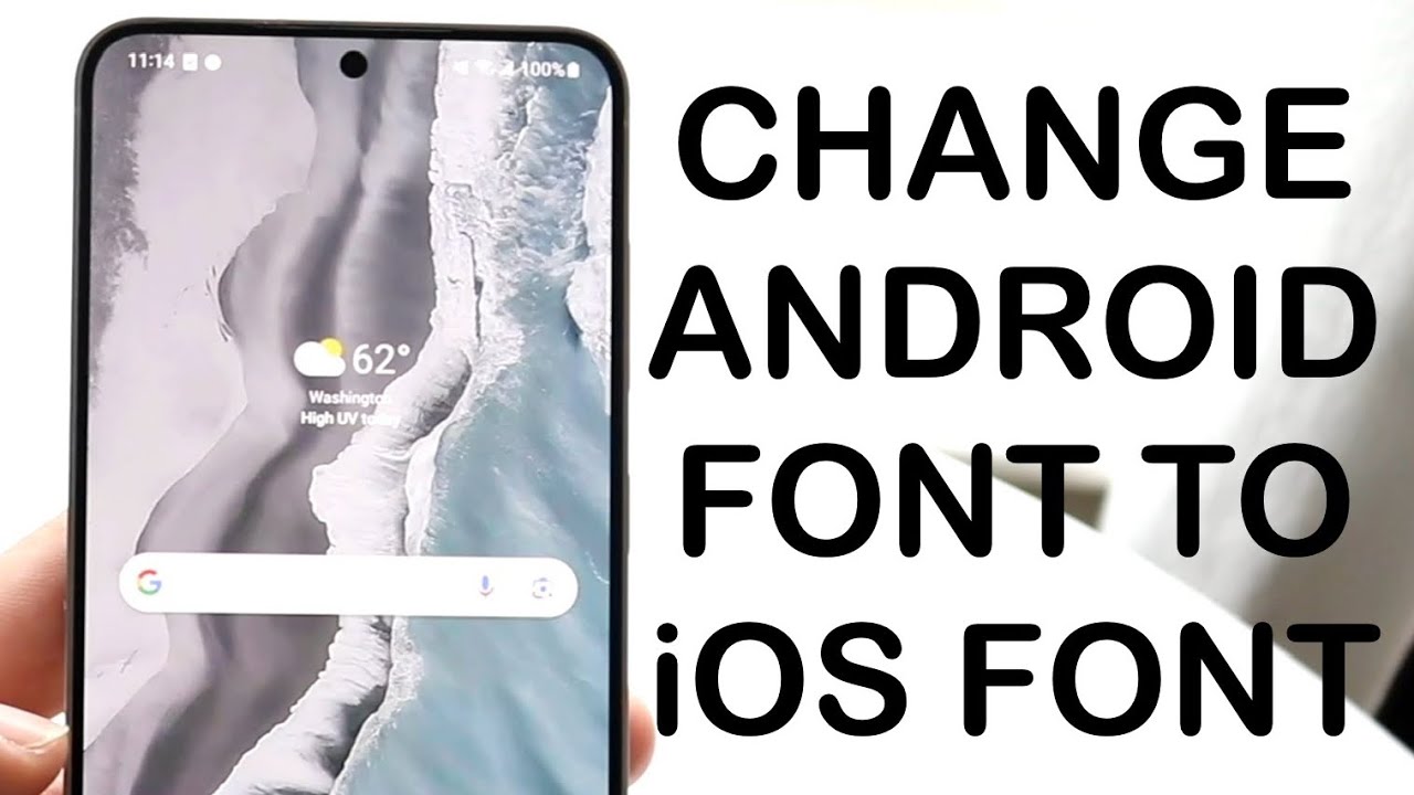 Как установить шрифт iOS на Android! (2024)