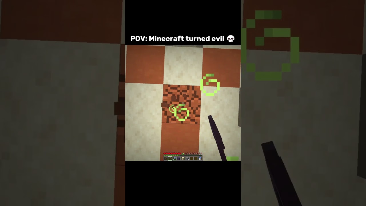POV: Minecraft turned evil 💀