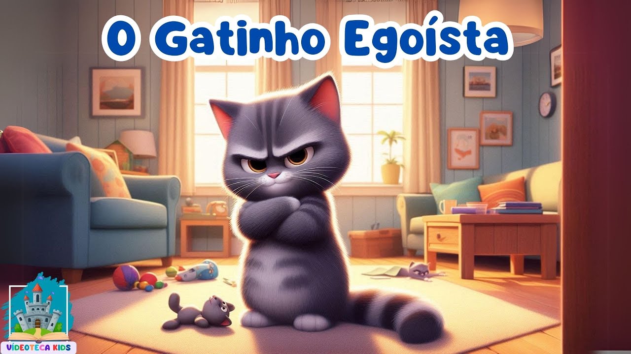 O GATINHO EGOISTA - Hist&oacute;ria Infantil | #historiainfantilparadormir #historinha #livrosinfantis