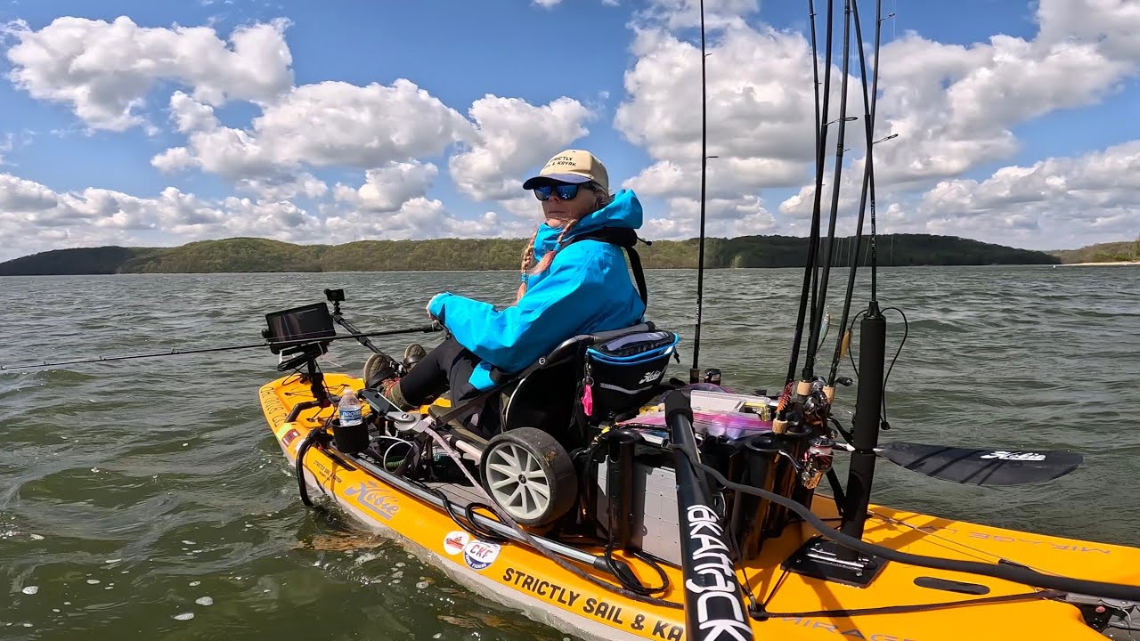 Brookville Lake Kayak Bass Fishing Tournament CKF - found some smallmouth bass!