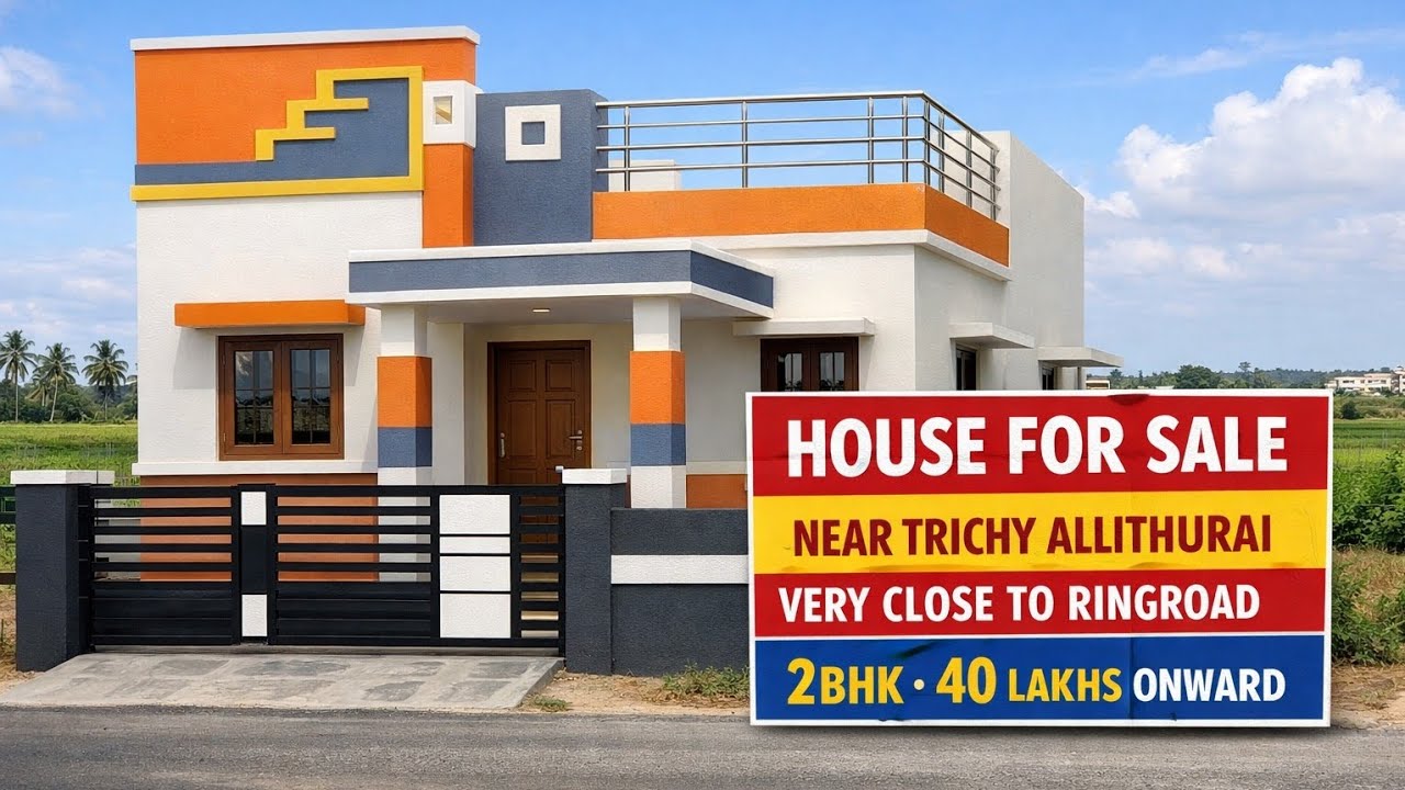 House for Sale in Trichy Allithurai | Near Ring Road | Prime Location | 2BHK