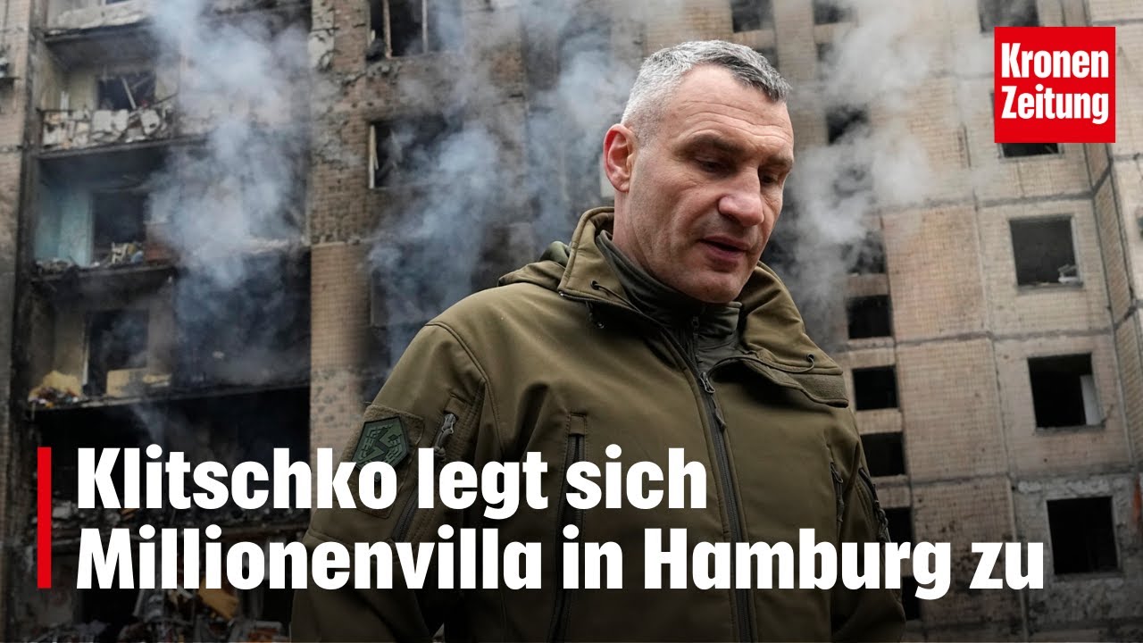 Empörung in Ukraine: Vitali Klitschko erhielt Millionenvilla in Hamburg | krone.tv NEWS