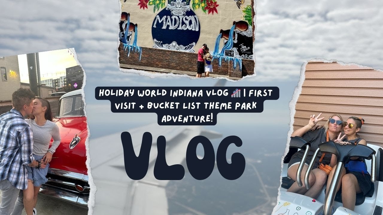 Holiday World Indiana Vlog 🎢 | First Visit + Bucket List Theme Park Adventure!