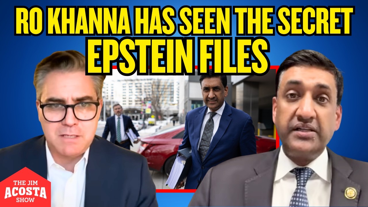 🚨 Ro Khanna REVEALS Names From Classified Epstein Files