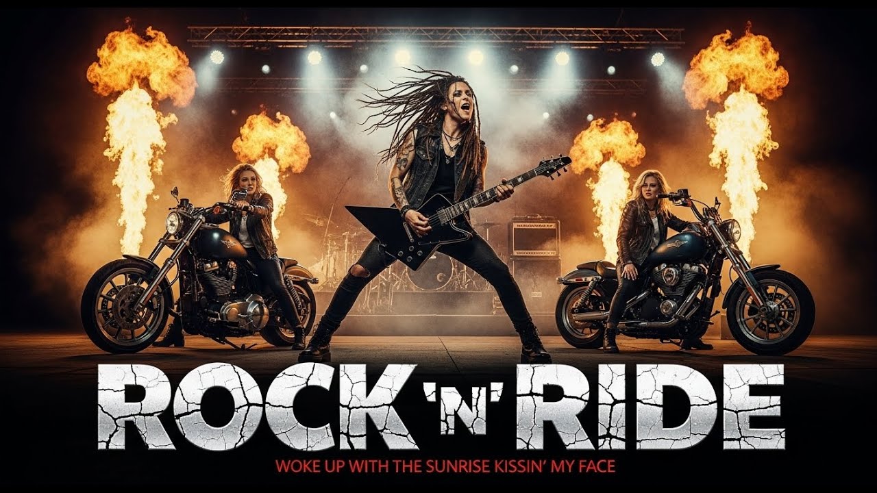 Rock n roll Music 🔥 Woke Up with the Sunrise Kissin’ My Face 🎸 Rock n Ride Album