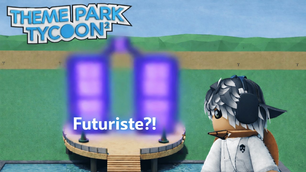 Je construis une ENTRÉE de parc FUTURISTE!! (TPT2) #1