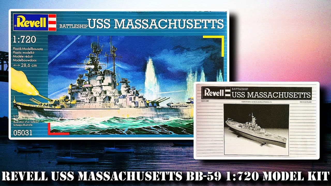 Revell USS Massachusetts BB-59 1:720 Scale Model Kit No. 05031