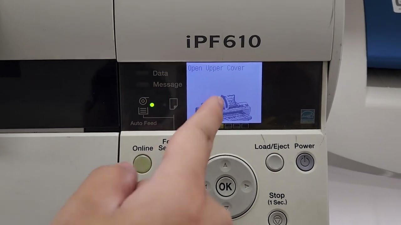 ipf610 print head not working