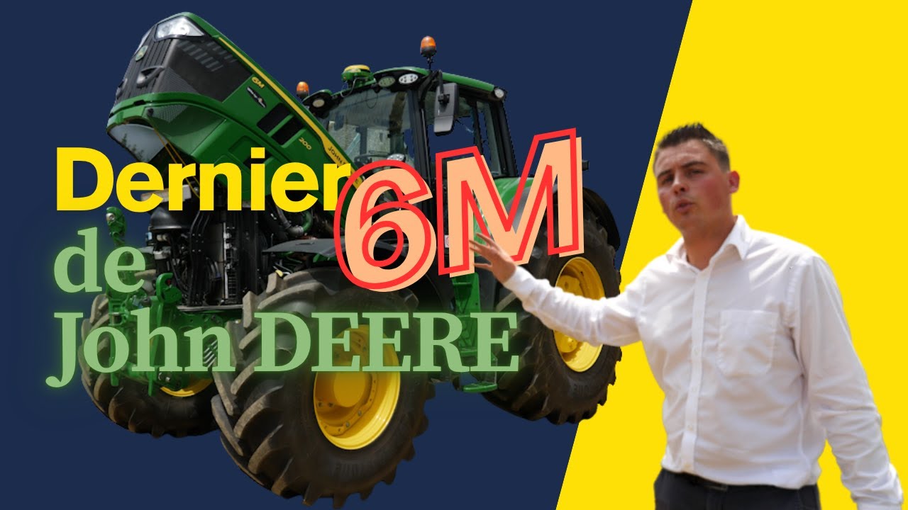 A bord du tout nouveau 6M de John Deere 🚜