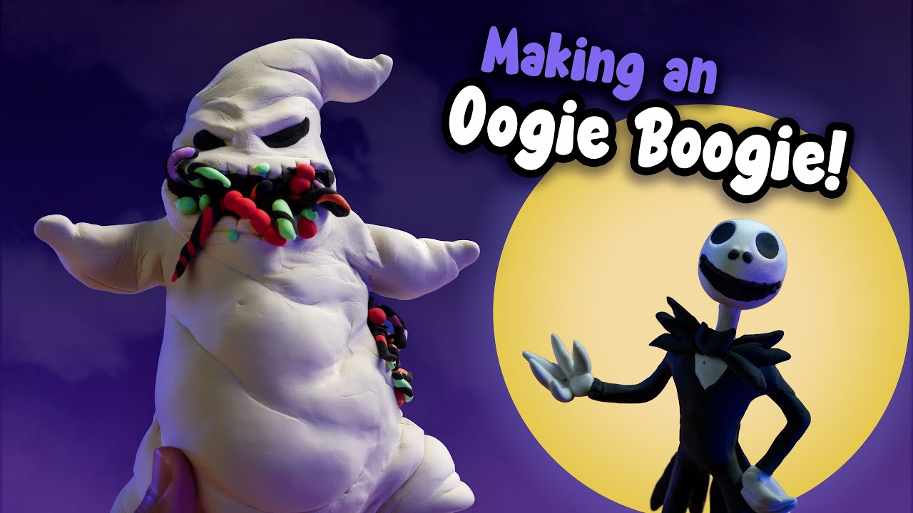 How To Make Oogie Boogie From Nightmare Before Christmas With Air Dough - Weekly Tutorial