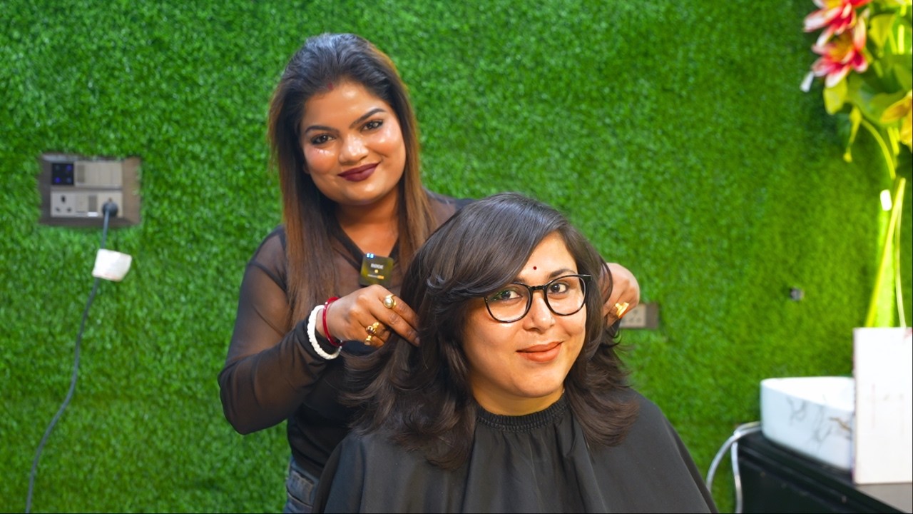 HAIR TRANSFORMATION | RAINBOW BEAUTY AND TATTOO#rainbowasmr #haircut #hairstyle #bobcuts #wolfcut