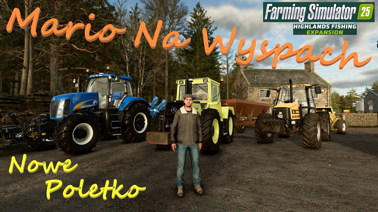 Wapno i orka na nowym poletku [ Mario na wyspach w KINLAIG *23] Farming Simulator 25