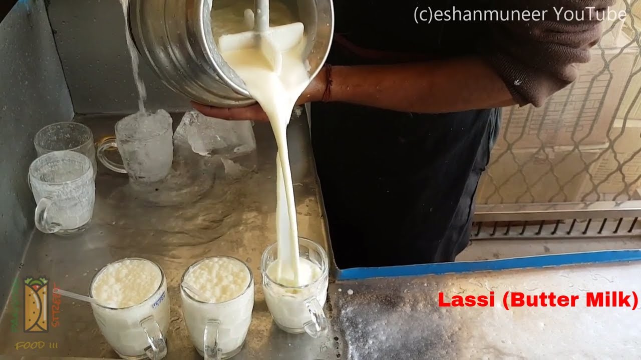 Gujranwala Lassi (Butter Milk) | Breakfast at Ghani Restaurant | Gujranwala Street Food