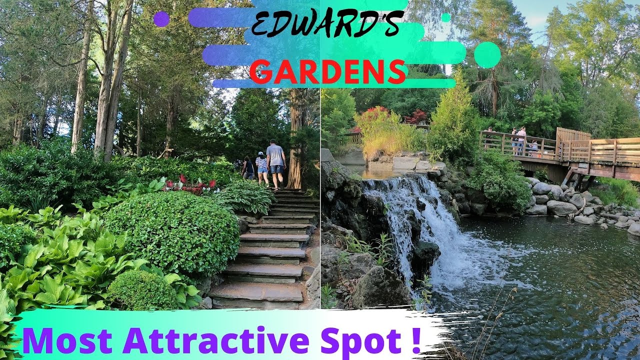 Edwards Gardens | Virtual Walking tour | Botanical Garden in Toronto | Canada 4K