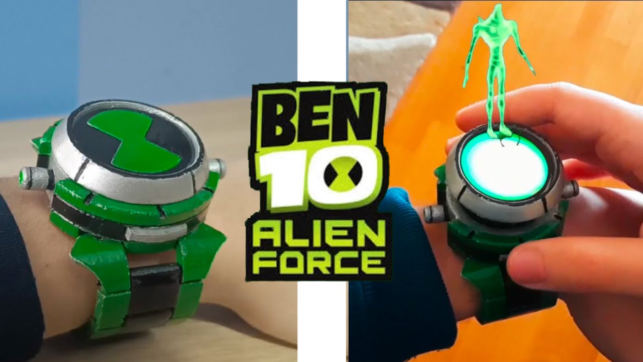 HOW TO MAKE A POP UP BEN 10 ALIEN FORCE OMNITRIX!