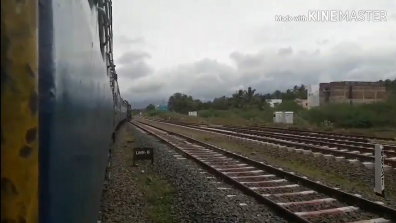 Full train journey compilation from Madurai to Sengottai