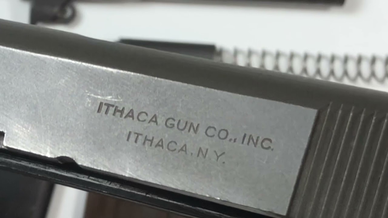 Cleaning and Prepping a Military Issue WWII Ithaca M1911A1 .45ACP Service Pistol to be a Safe Queen