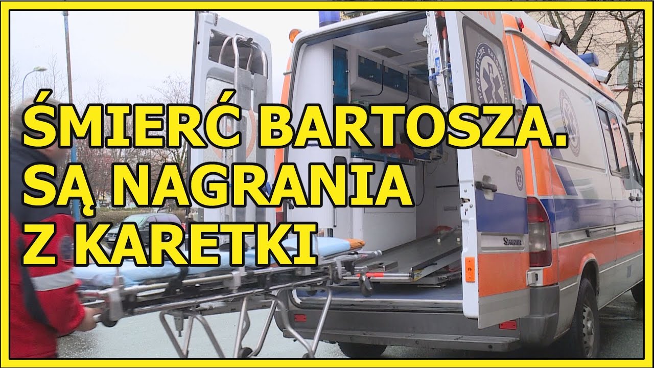 LUBIN. Śmierć Bartosza. Są nagrania z karetki