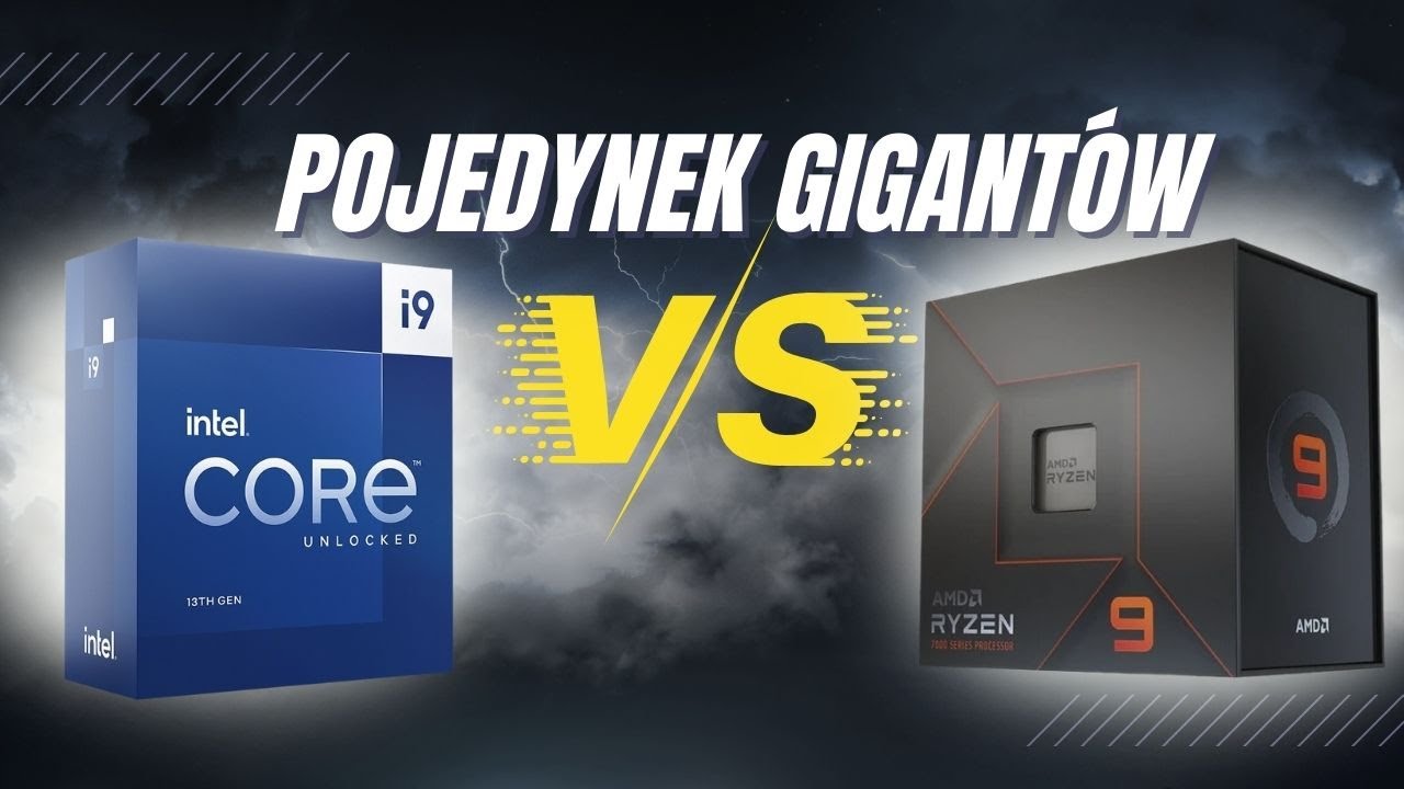 Pojedynek GIGANT&Oacute;W AMD Ryzen 9 7950X vs  i9 13900K