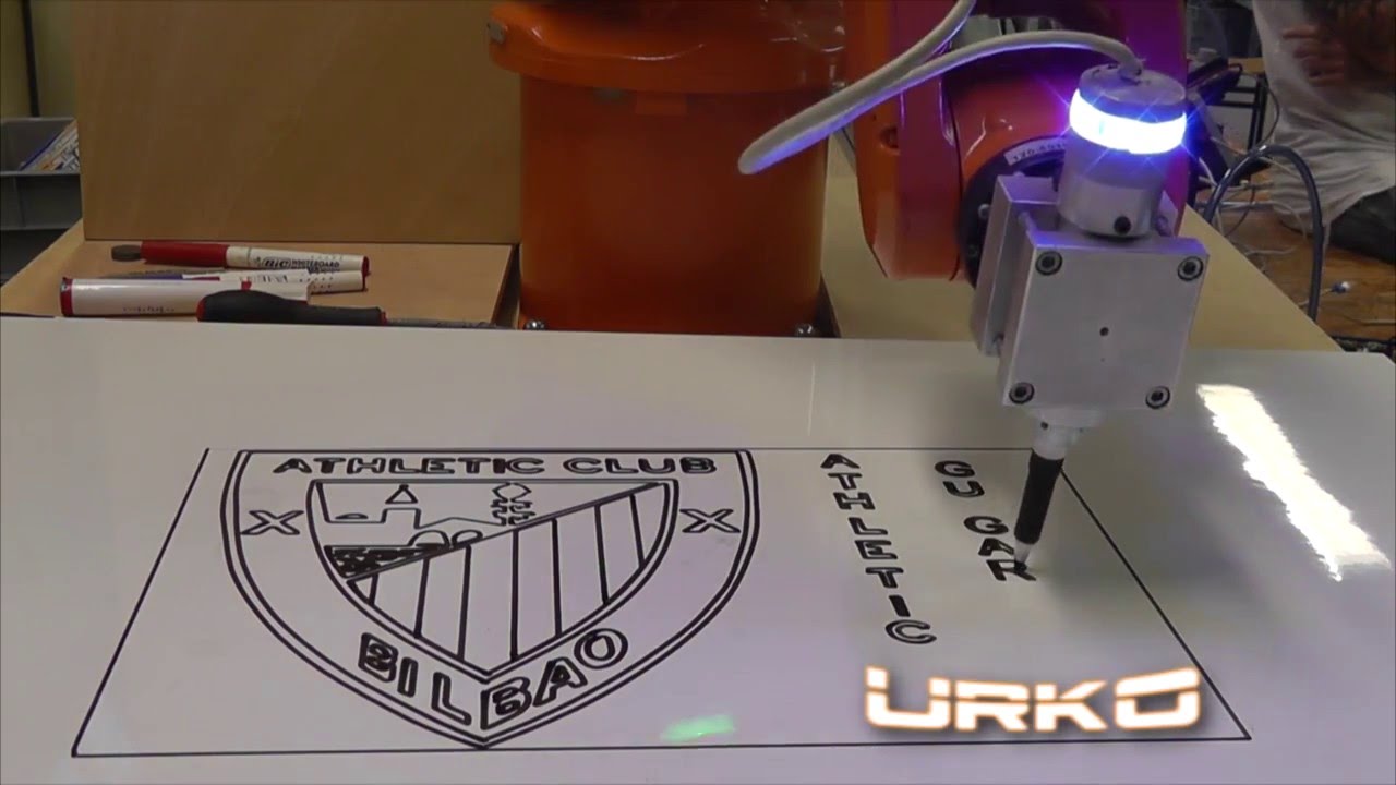 Actividad con Robot ABB 2º Curso Robótica  (2015-2016)