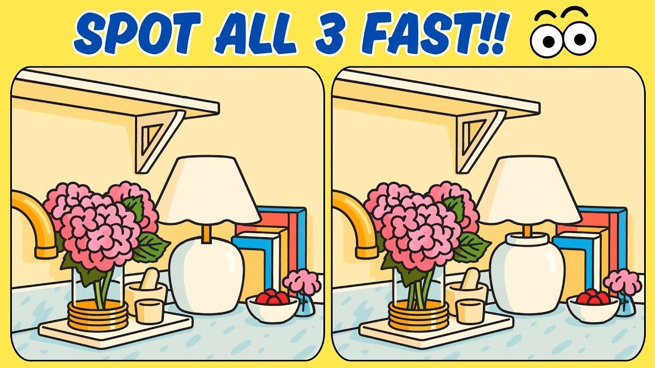 🧠🧩Spot the Differences : How Fast Can You Spot It?🧠🧩Brain Bang Bang