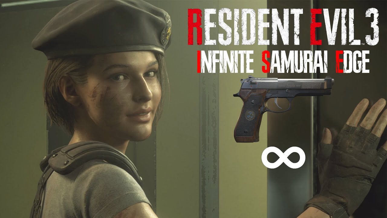 Resident Evil 3 Remake - Infinite Samurai Edge Only in Inferno Full Gameplay