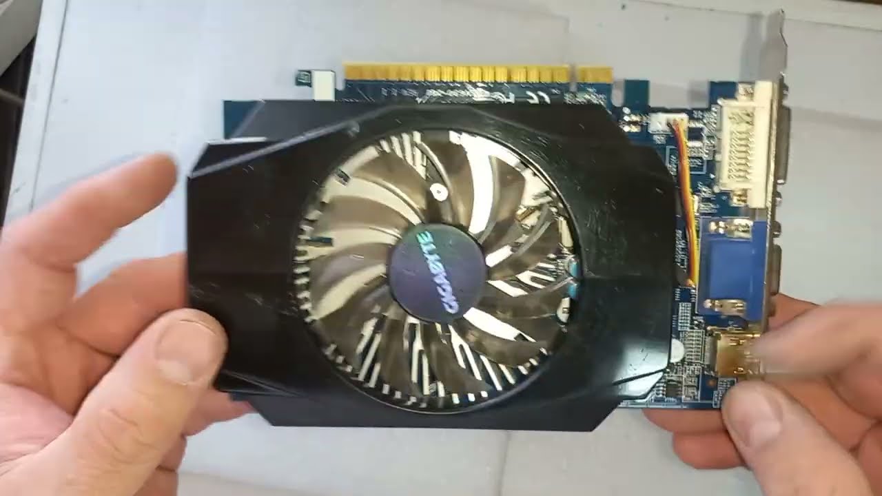 Video card Gigabyte GV-N630-2GI assembly