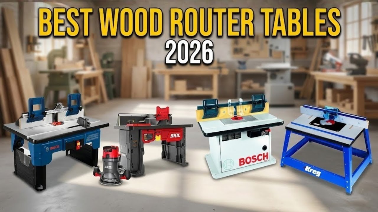 ▶️ Best Wood Router Tables 2026: Heavy-Duty Tools for Every Woodworker
