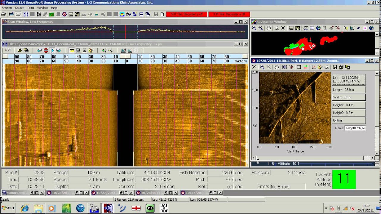 Demo Sonar de Barrido Lateral Klein 3900 (2)