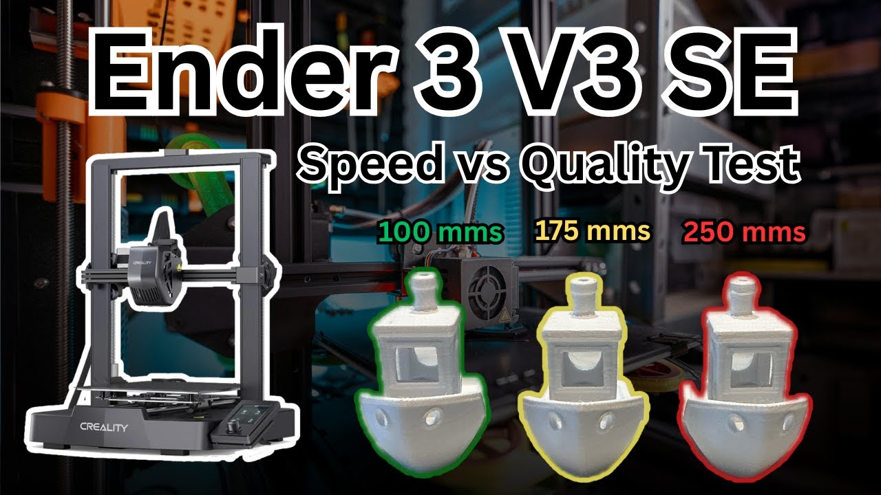 Тест скорости и качества Ender 3 V3 SE