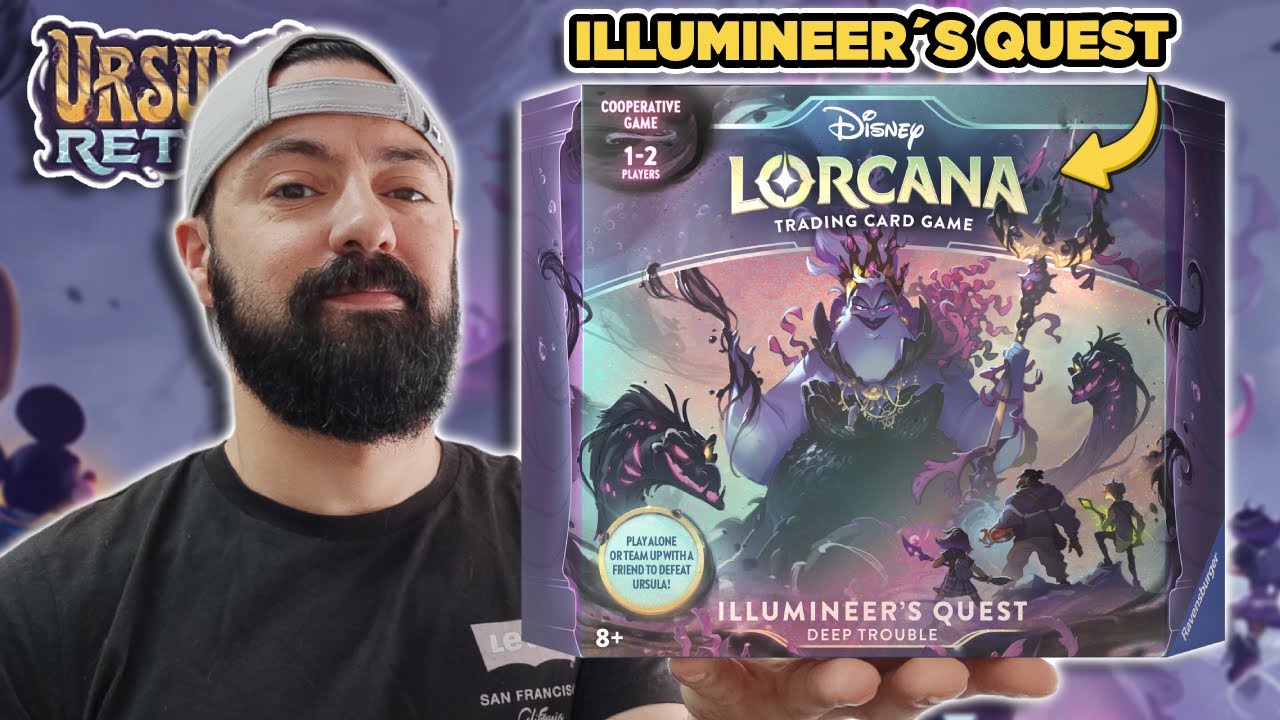ESTE PRODUCTO MOLA! ABRO LA ILLUMINEER'S QUEST DE URSULA'S RETURN - DISNEY LORCANA TCG