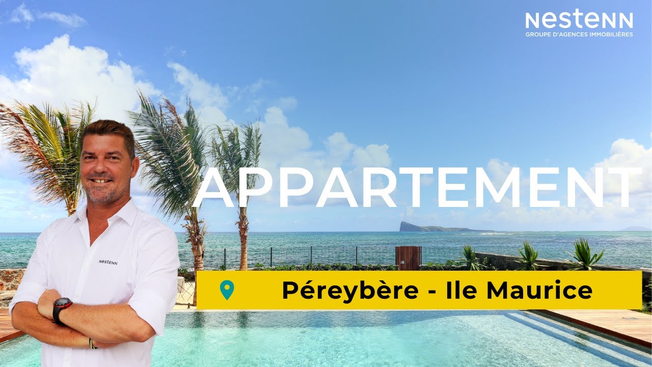 Appartement de 3 chambres avec piscine et vue mer à Péreybère, Ile Maurice - à Louer