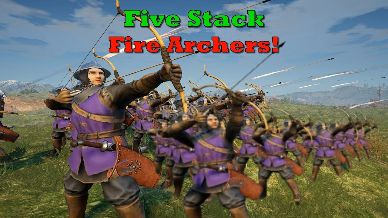 Five Stack Fire Archers!! Burn Them All!!