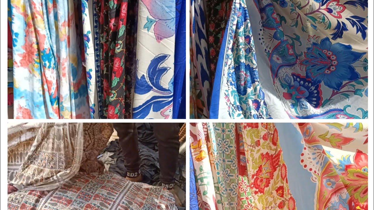 أكبر #تشكيلة من #قماش فسكوز 🍭 عند ام احمد في #سوق التلات ام المصريين #lolo_mohamed