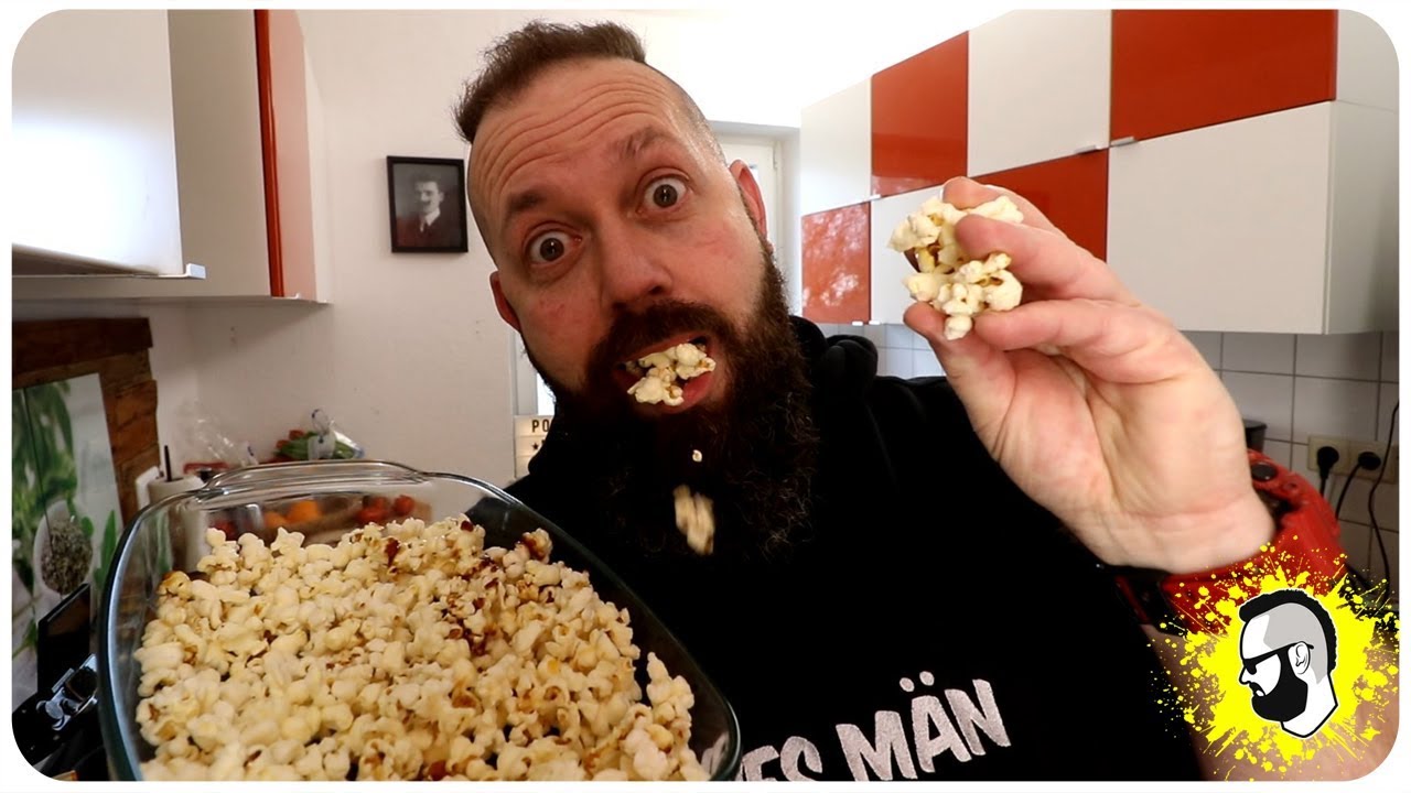 Popcorn selber machen ohne Mikrowelle (REZEPT + GEHEIMZUTAT) | Pommes Män