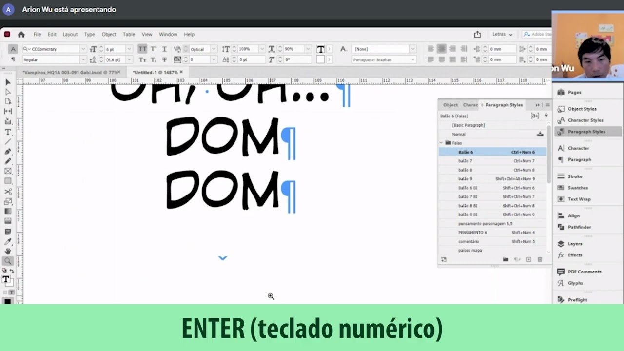Dicas do designer e letrista Arion Wu - atalhos para distribuir texto em letreiramento