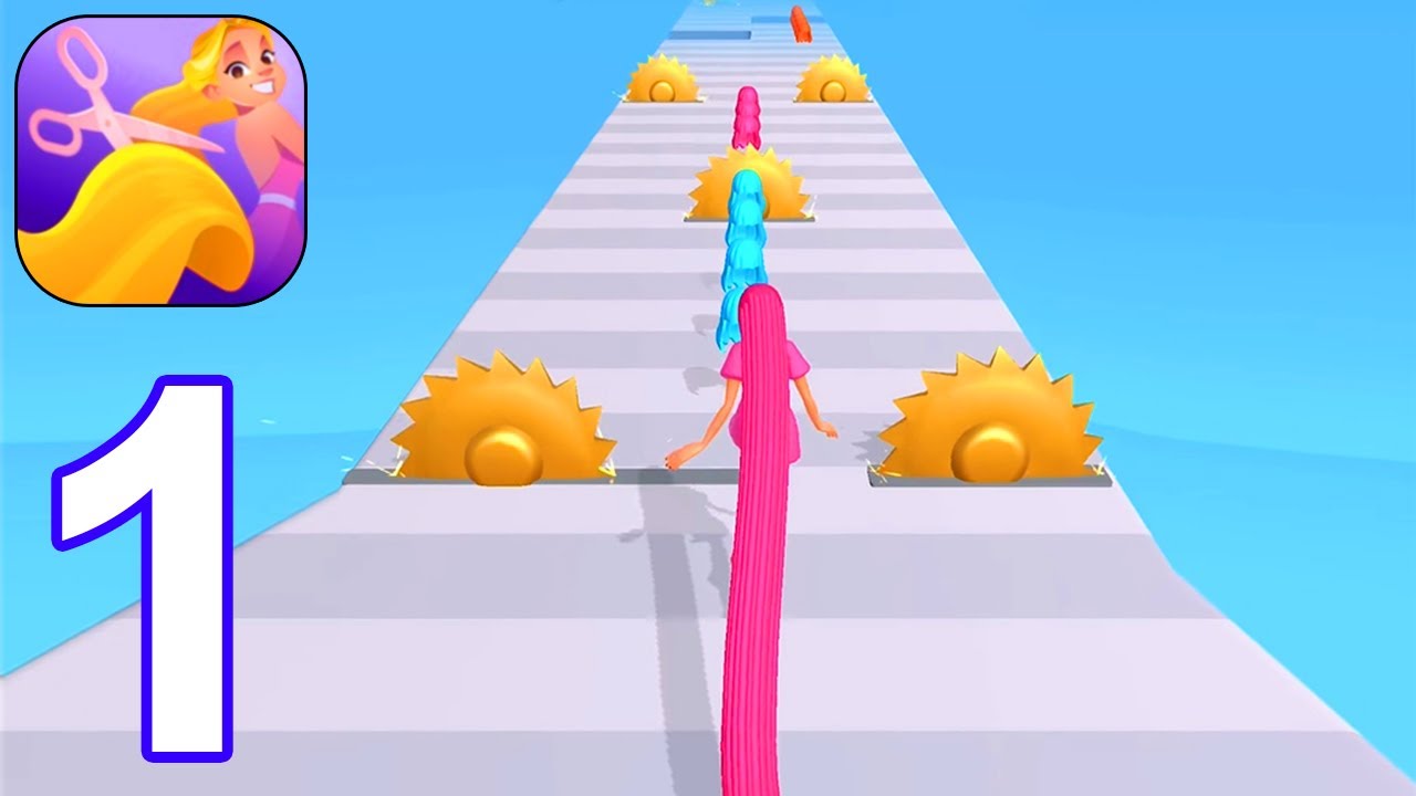 Hair Challenge - Gameplay Part 1 All Levels 1-9 Walkthrough (Android, iOS)