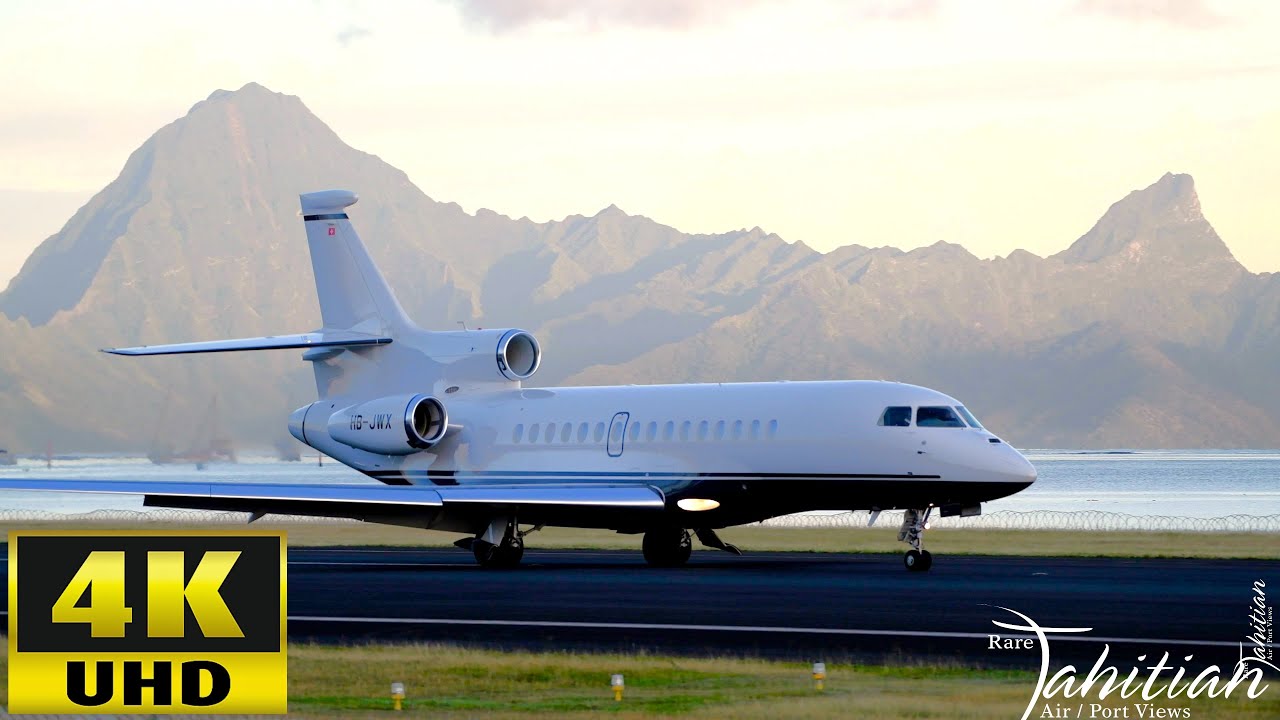 July 12, 2022 :  Falcon 8x reg HB-JWX was seen landing at Tahiti Int'l