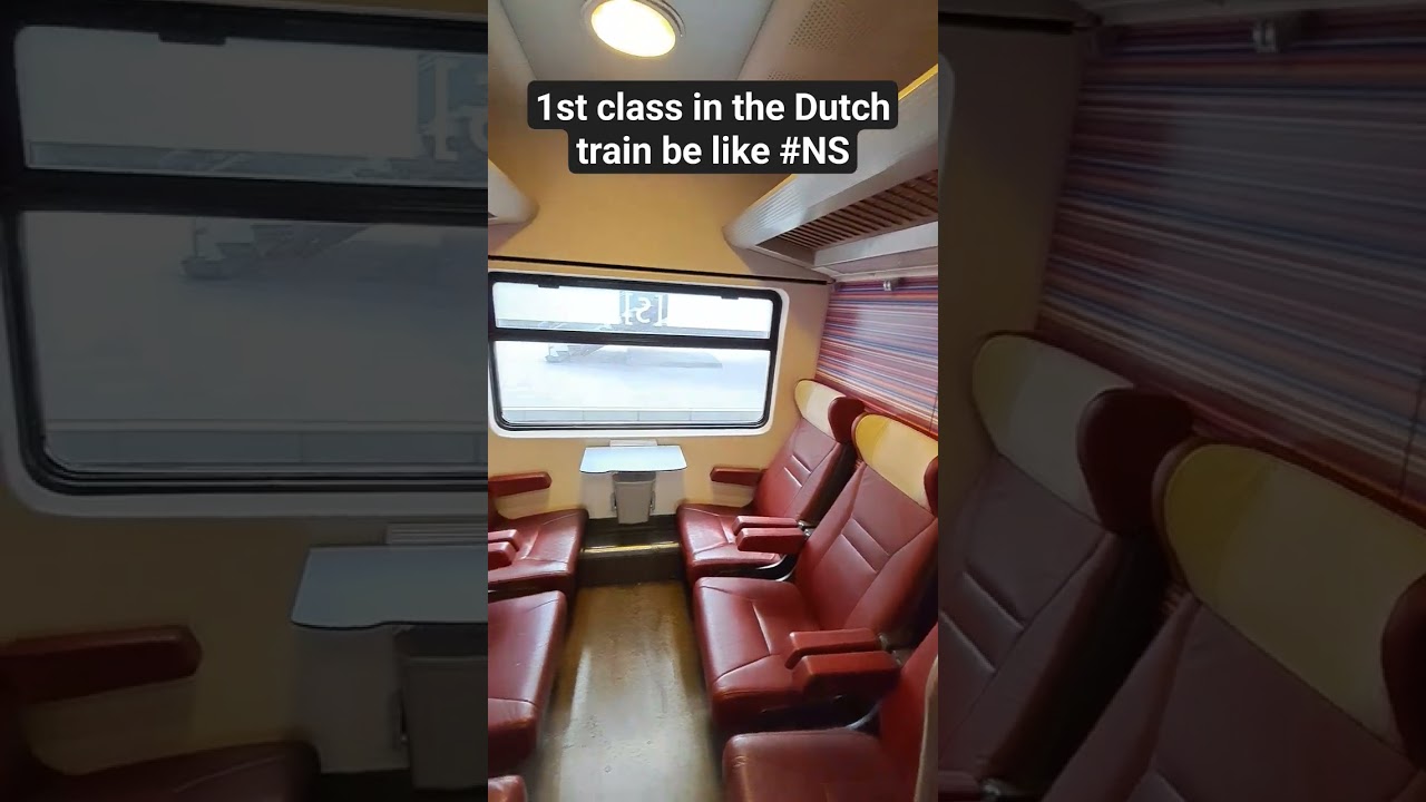 Private Cabin 1st class in selected dutch trains #NS be like #netherlands