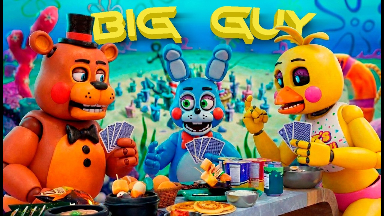 Five Nights at Freddy's 2 x Big Guy (The SpongeBob Movie)