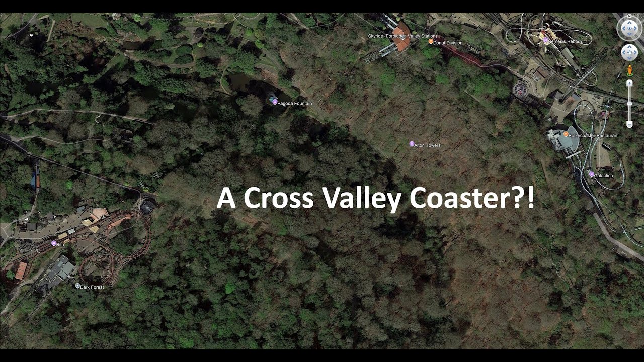 The Cross Valley Coaster that never was! - Alton Towers