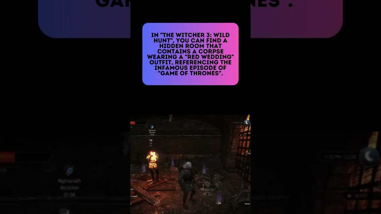 The Witcher 3 - "Red Wedding" Easter Egg