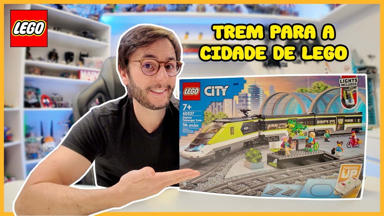 Construindo o Trem de Passageiro 60337, para a Cidade de LEGO