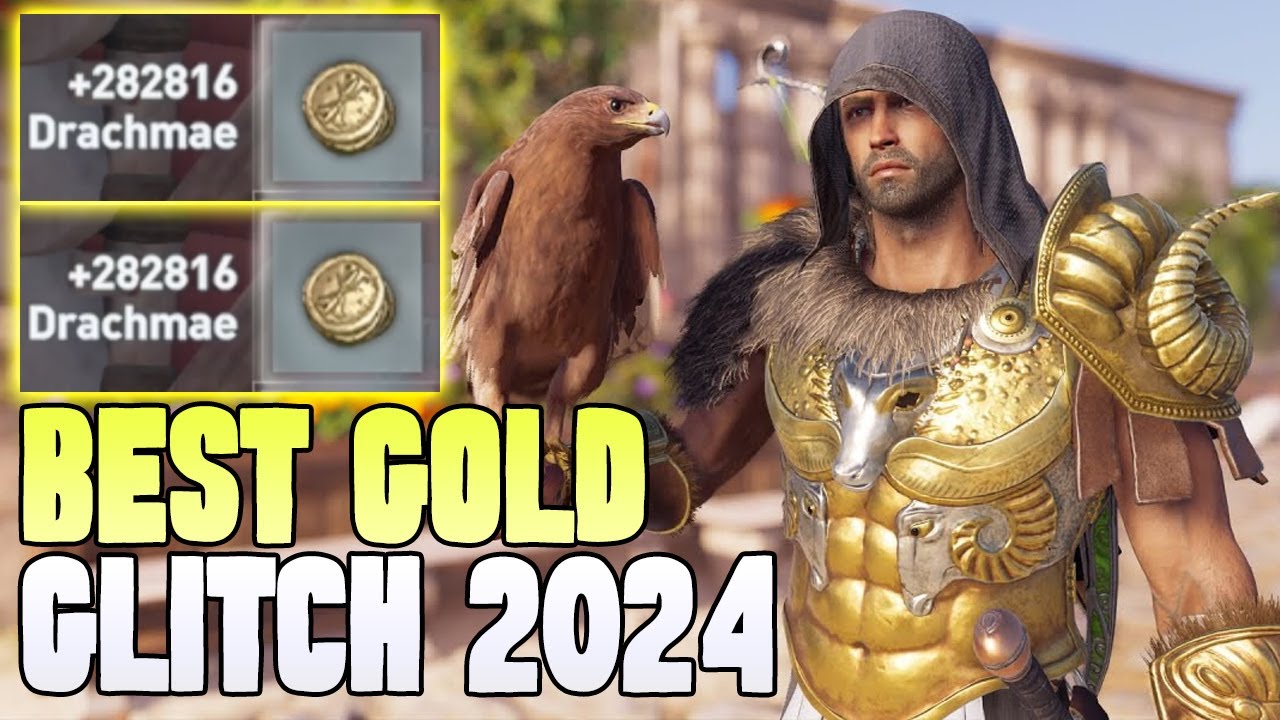 НОВЫЙ AC Odyssey ДЕНЕЖНЫЙ ГЛИТЧ ФАРМ 2024, БЫСТРАЯ драхма, золото, монеты, драхмы Assassin's Cree...