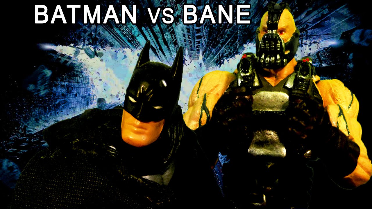 BATMAN vs BANE: The Dark Knight Rises (Stop Motion)