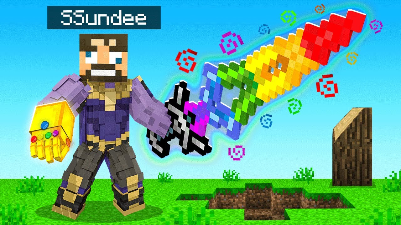 *OP* THANOS SWORD vs CREATIVE PLAYERS in Minecraft (Insane Craft)
