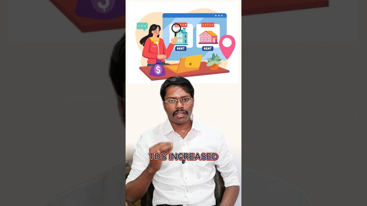 New TDS Limit on Rent ❗❗| Budget 2025 New Updates | In Tamil | #unionbudget2025 #rent #shorts