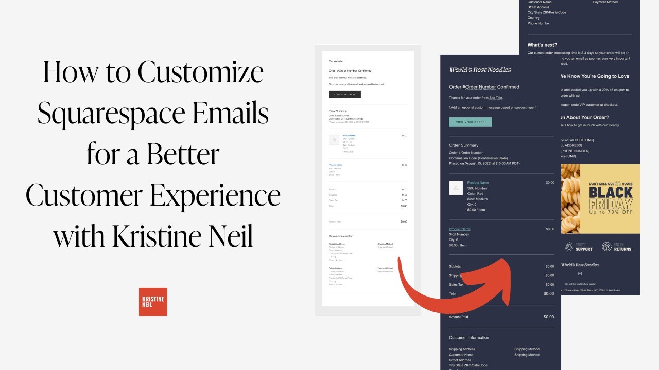 How to Customize Squarespace Emails for a Better Customer Experience