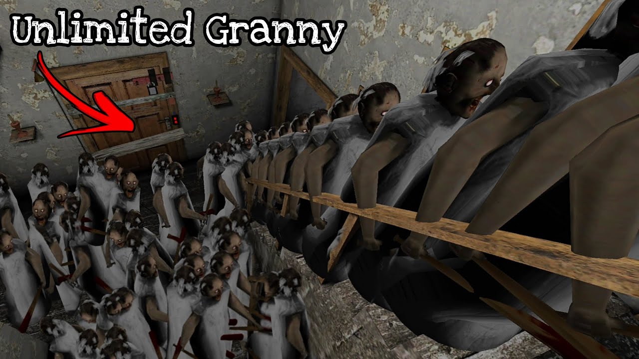 Unlimited Granny VS Unlimited weapons (Granny Update 1.8)