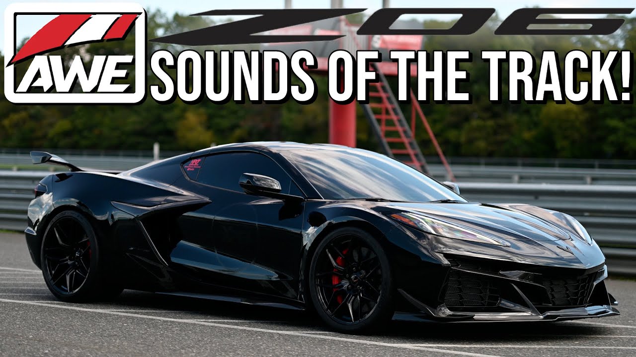 The FIRST C8 Corvette Z06 with the AWE Exhaust on the TRACK!